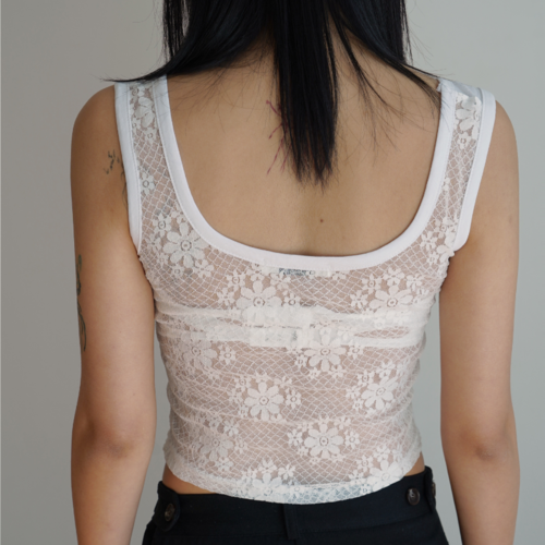 lace sleeveless (3colors)
