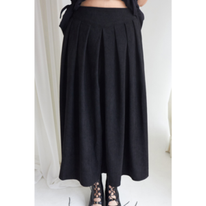 corduroy pleats skirt (3colors)