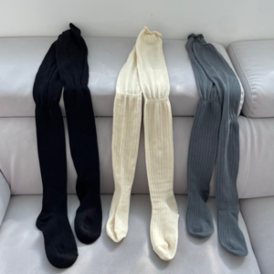 gauze knee socks (3colors)